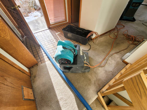 Water damage restoration process in PA
